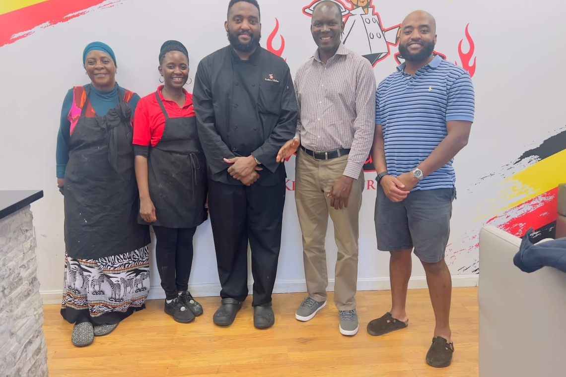 Buganda minister Noah Kiyimba visits Ugandans in the United States